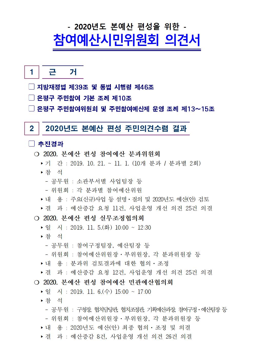 2020.본예산 편성 참여예산시민위원회 의견서_최종001.jpg