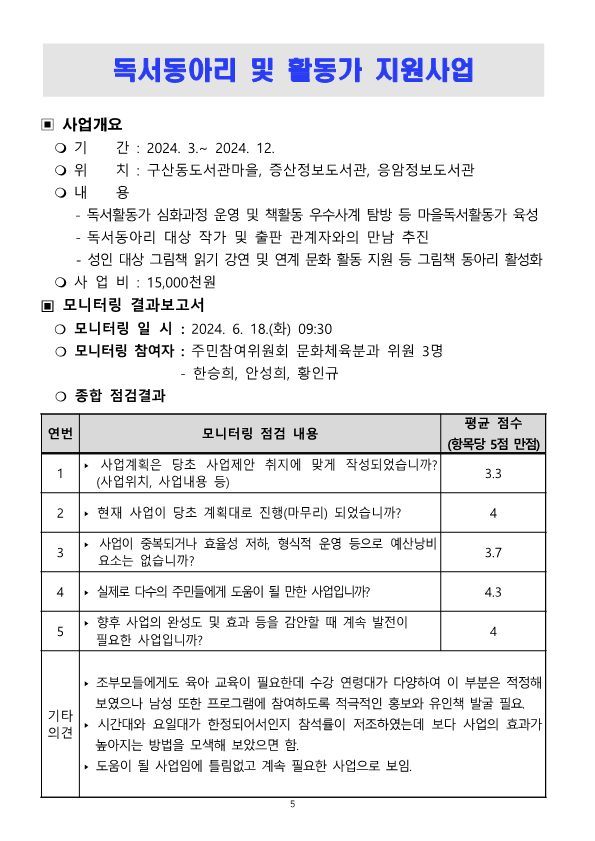 2024. 상반기 참여예산사업 모니터링 결과보고서_5.png